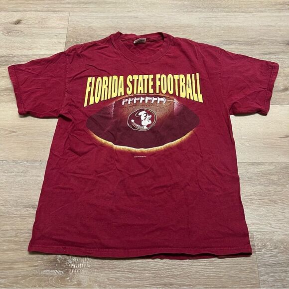Vintage Florida State Seminoles Shirt Mens Size Large Red Graphic Football 2003 - Picture 1 of 8